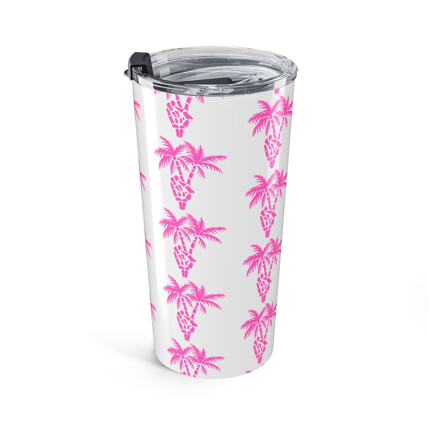 20oz Pink Peace Palm Tumbler