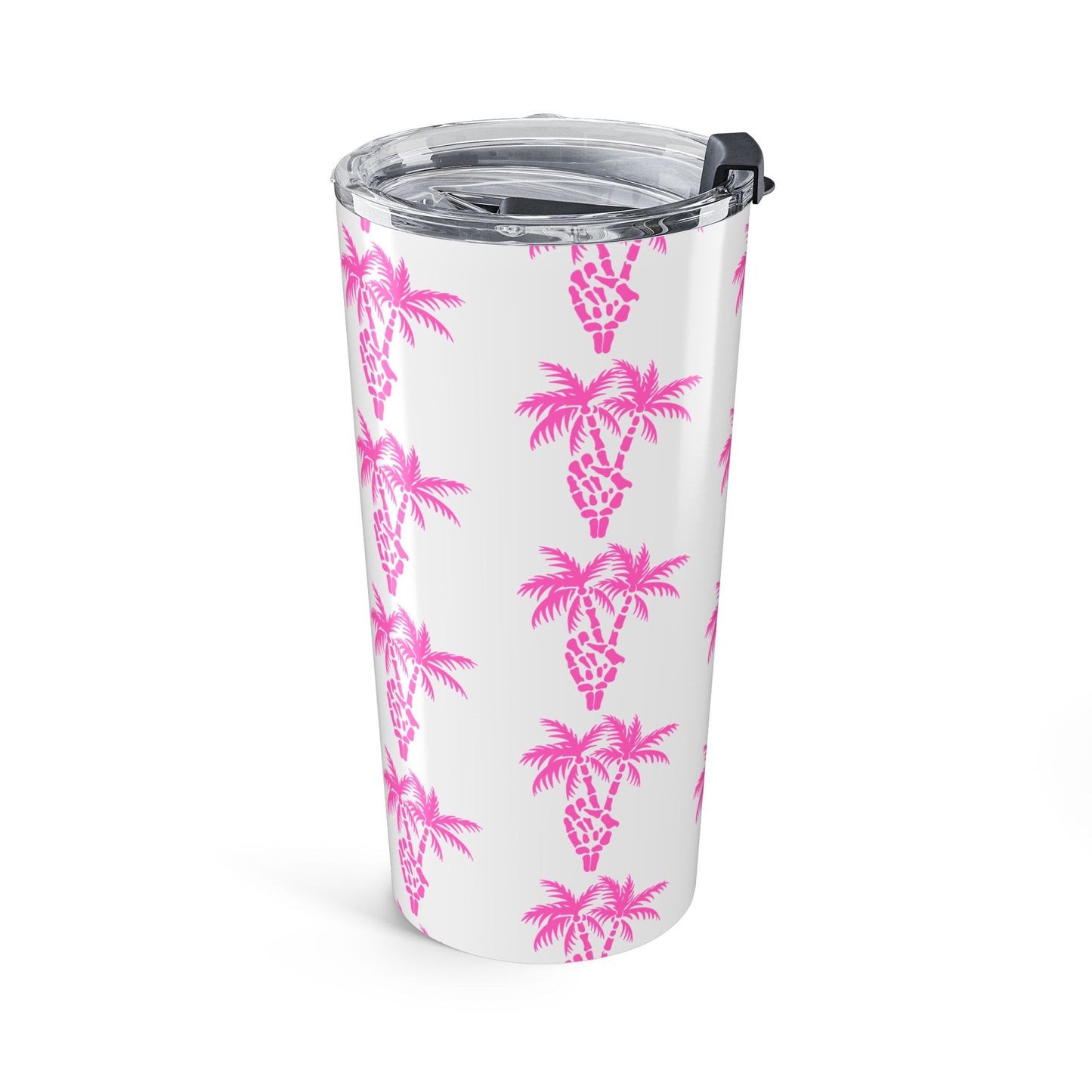 20oz Pink Peace Palm Tumbler