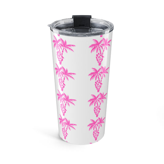 20oz Pink Peace Palm Tumbler