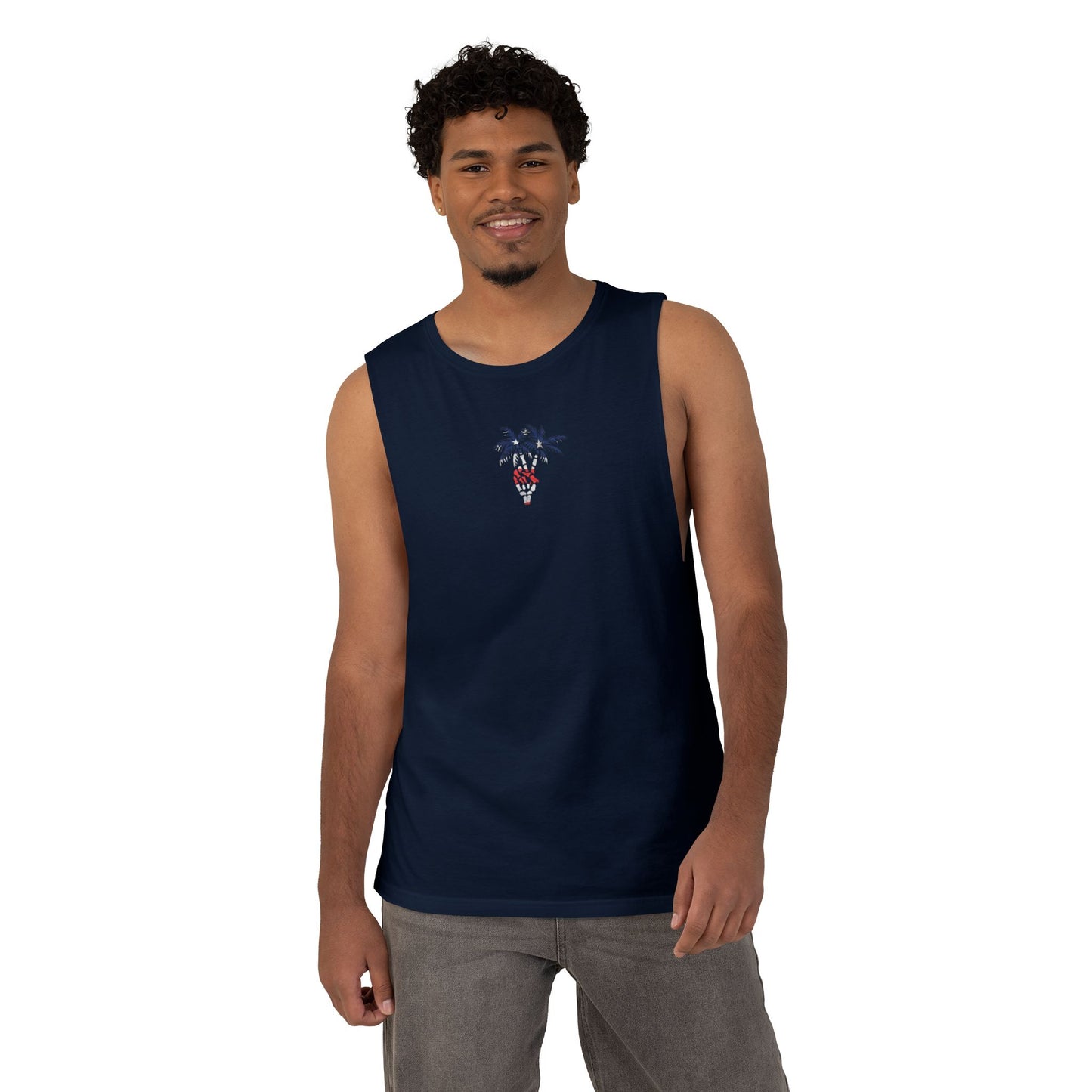 American Flag Peace Palm Tank Top