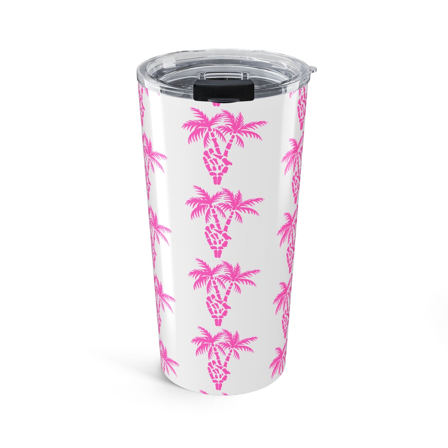 20oz Pink Peace Palm Tumbler