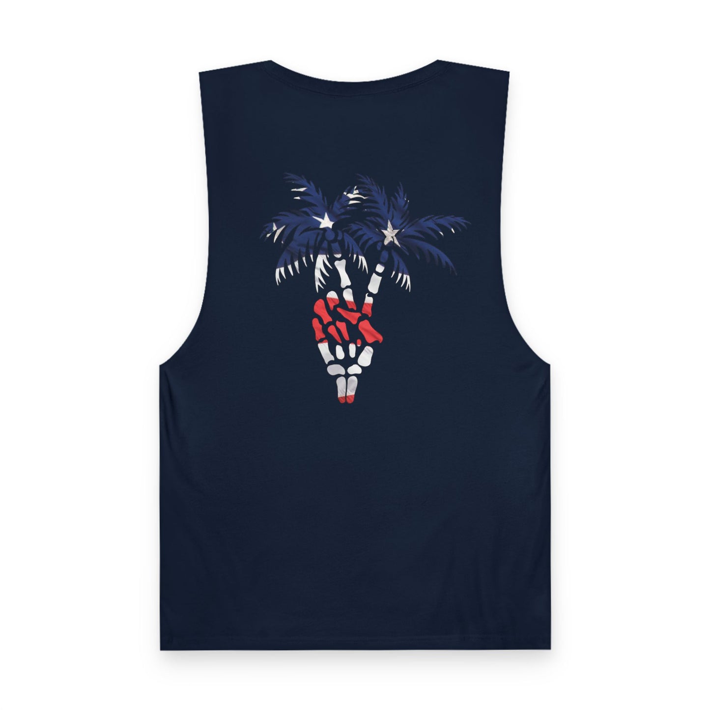 American Flag Peace Palm Tank Top