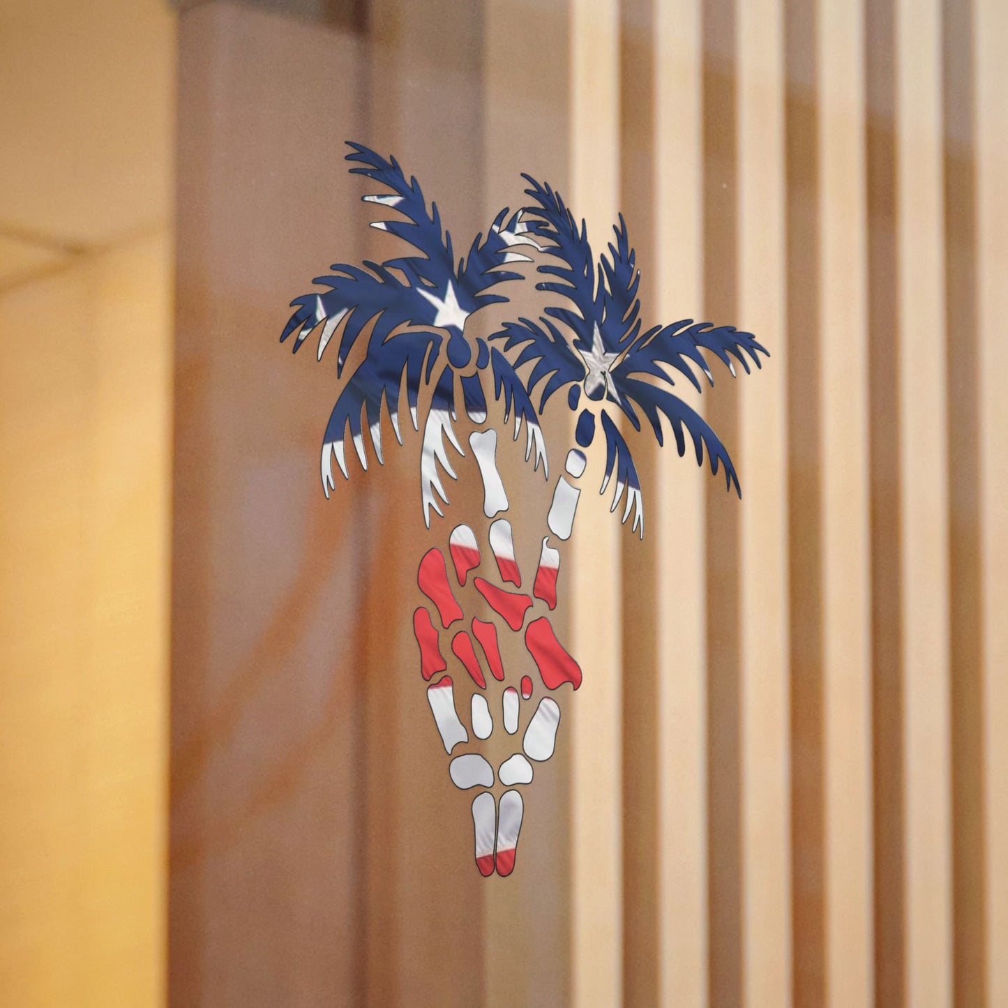 USA250 Peace Palm Vinyl Sticker