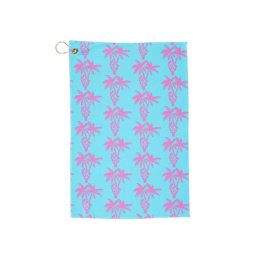 Peace palm Golf Bag Towel - Miami Vice