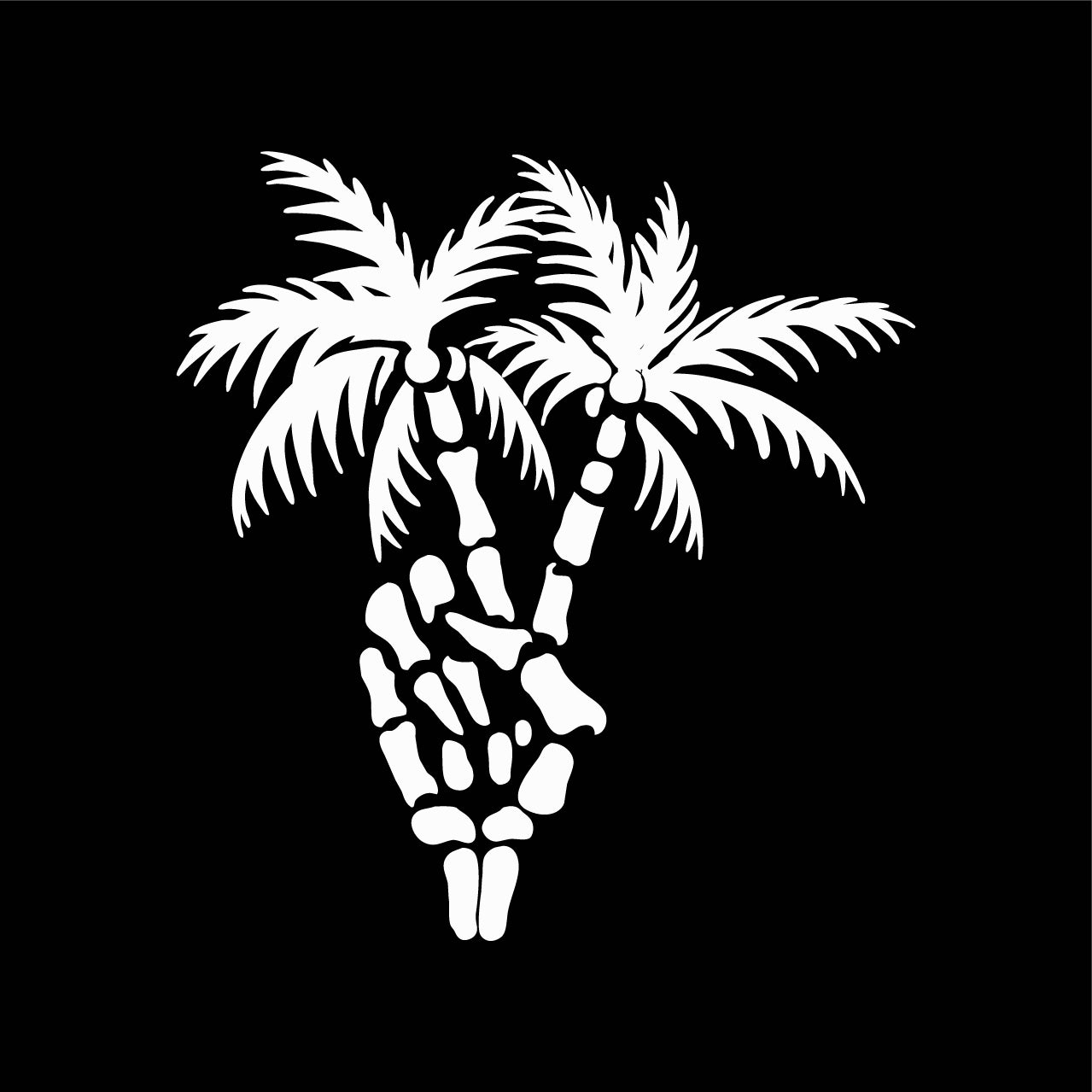 Peace Palm Vinyl Sticker✌️🌴